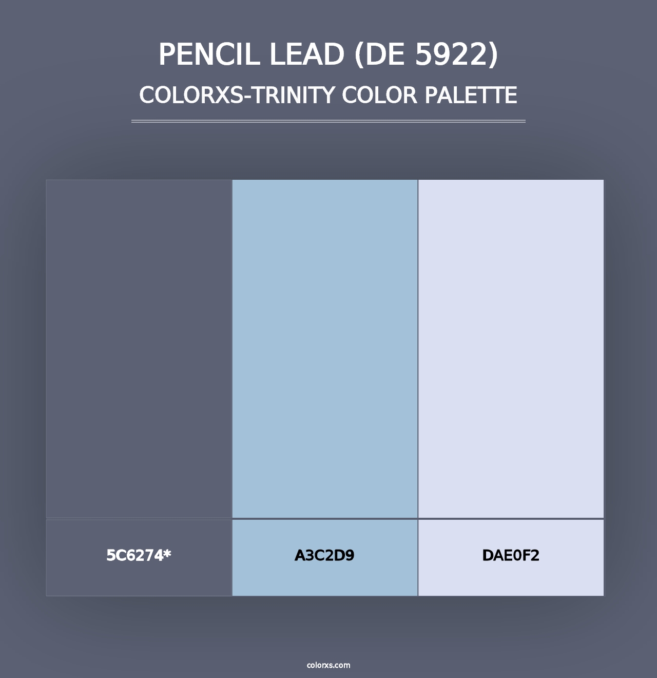 Pencil Lead (DE 5922) - Colorxs Trinity Palette