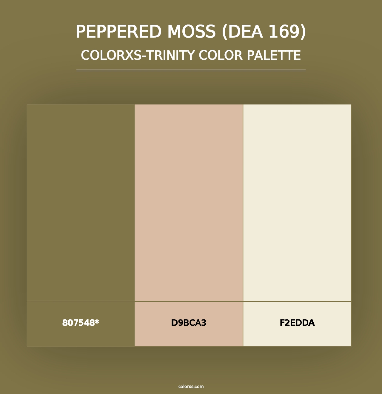 Peppered Moss (DEA 169) - Colorxs Trinity Palette