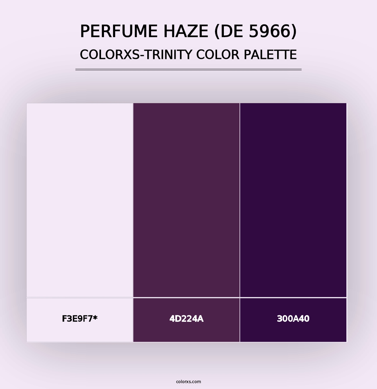 Perfume Haze (DE 5966) - Colorxs Trinity Palette