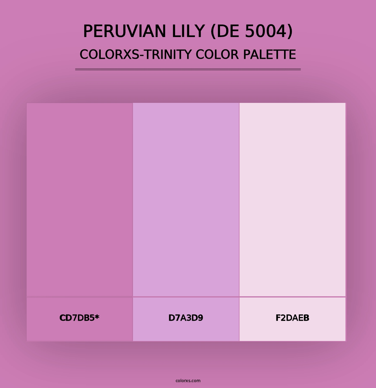 Peruvian Lily (DE 5004) - Colorxs Trinity Palette