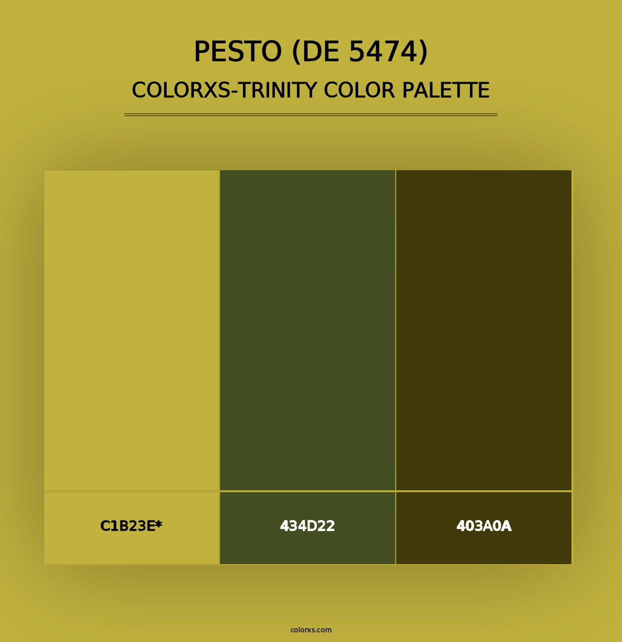 Pesto (DE 5474) - Colorxs Trinity Palette