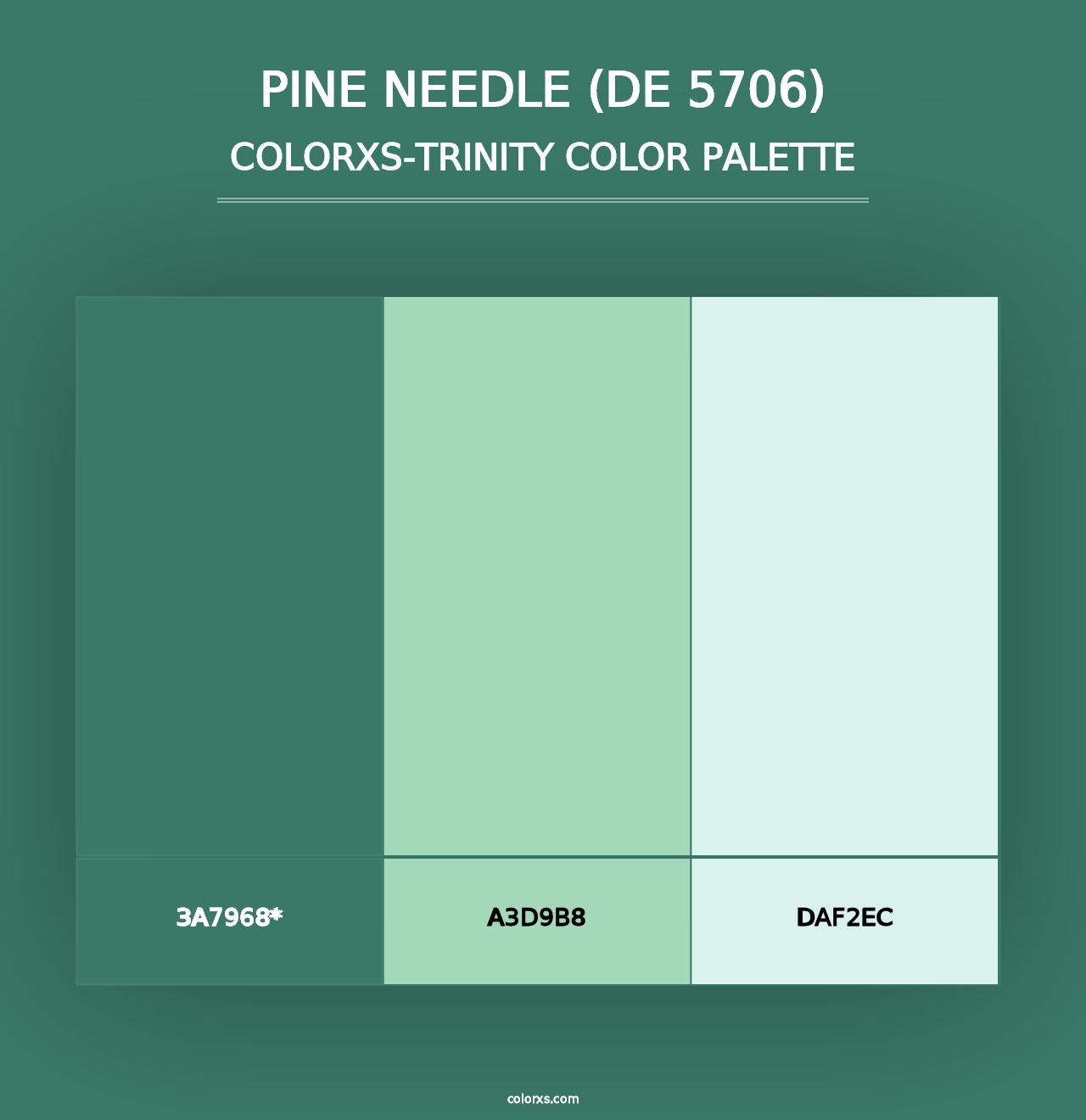 Pine Needle (DE 5706) - Colorxs Trinity Palette