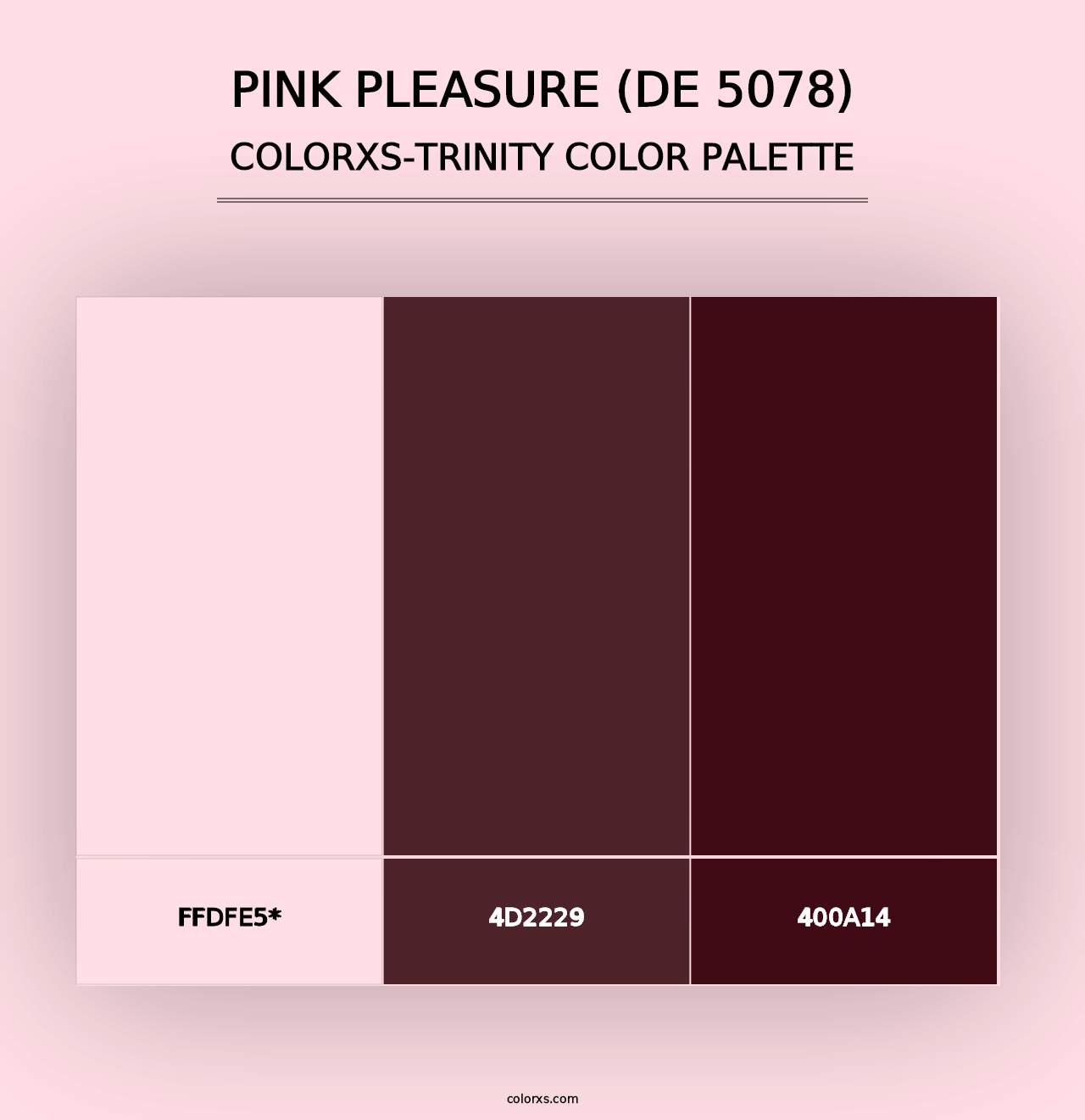 Pink Pleasure (DE 5078) - Colorxs Trinity Palette