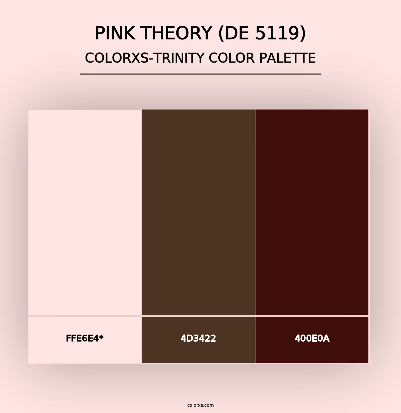 Pink Theory (DE 5119) - Colorxs Trinity Palette