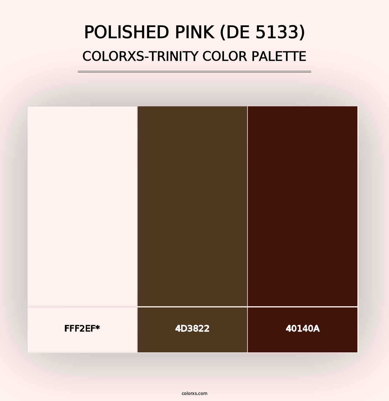 Polished Pink (DE 5133) - Colorxs Trinity Palette