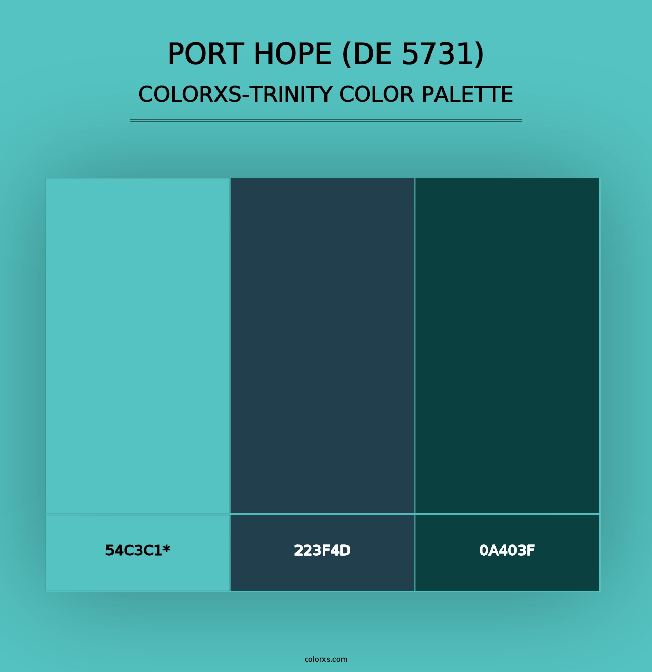 Port Hope (DE 5731) - Colorxs Trinity Palette