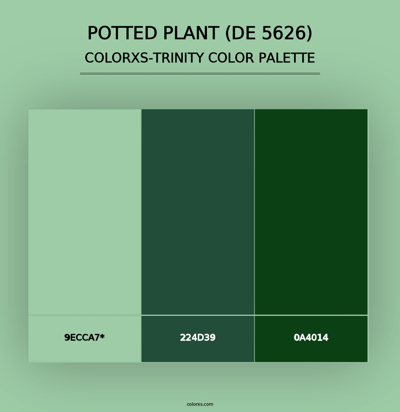 Potted Plant (DE 5626) - Colorxs Trinity Palette