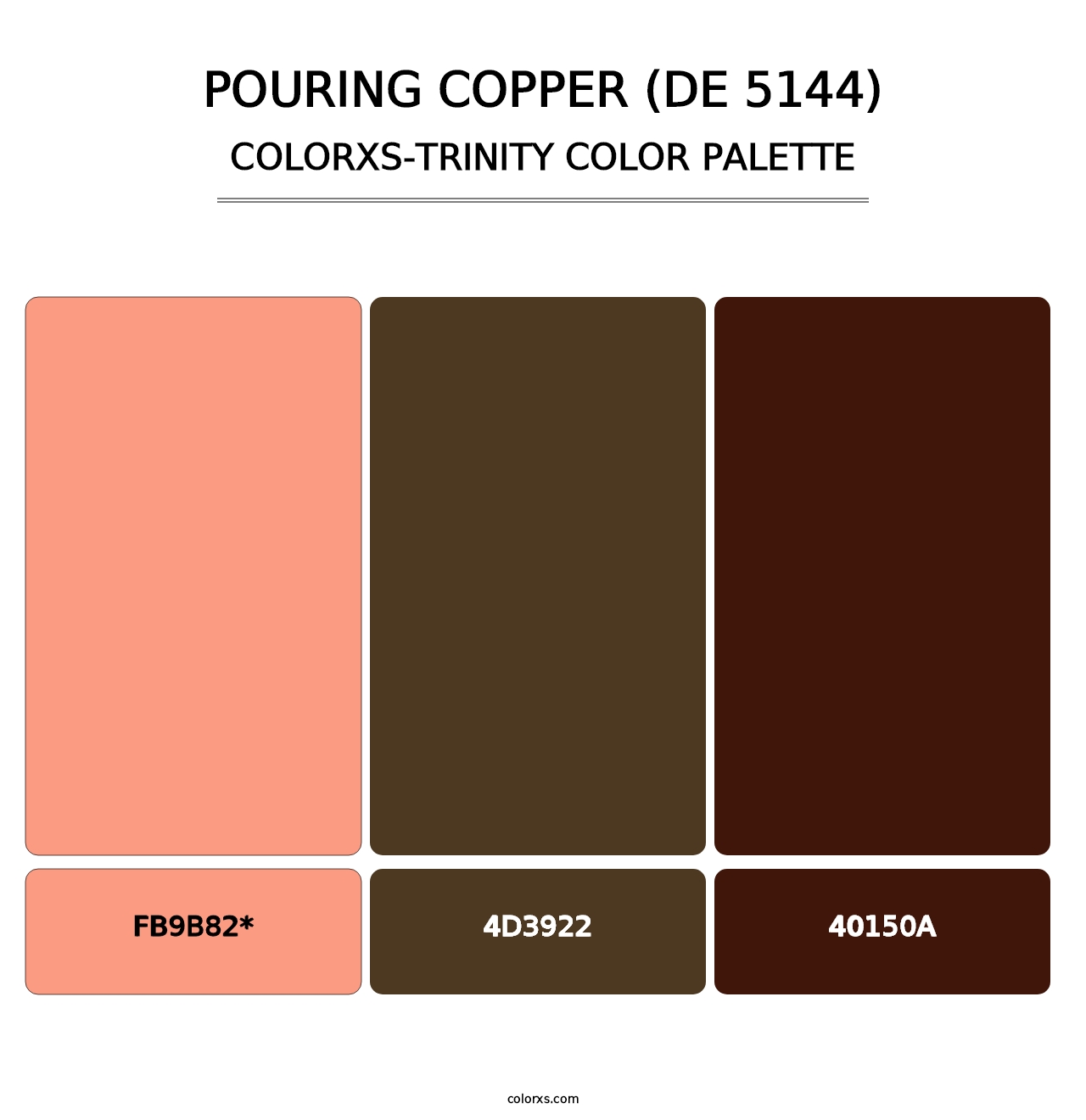 Pouring Copper (DE 5144) - Colorxs Trinity Palette