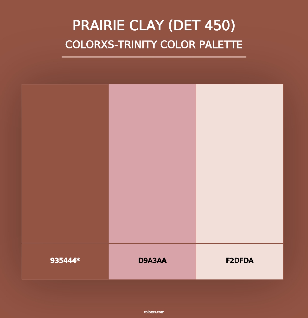 Prairie Clay (DET 450) - Colorxs Trinity Palette