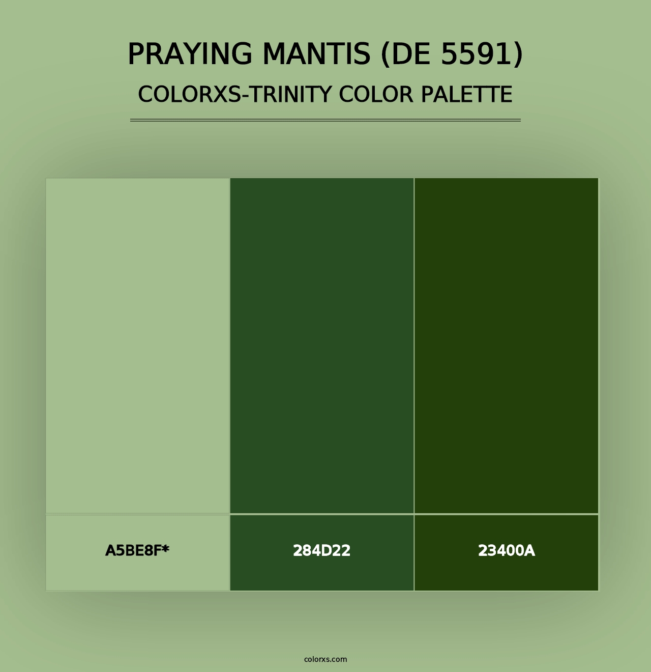 Praying Mantis (DE 5591) - Colorxs Trinity Palette