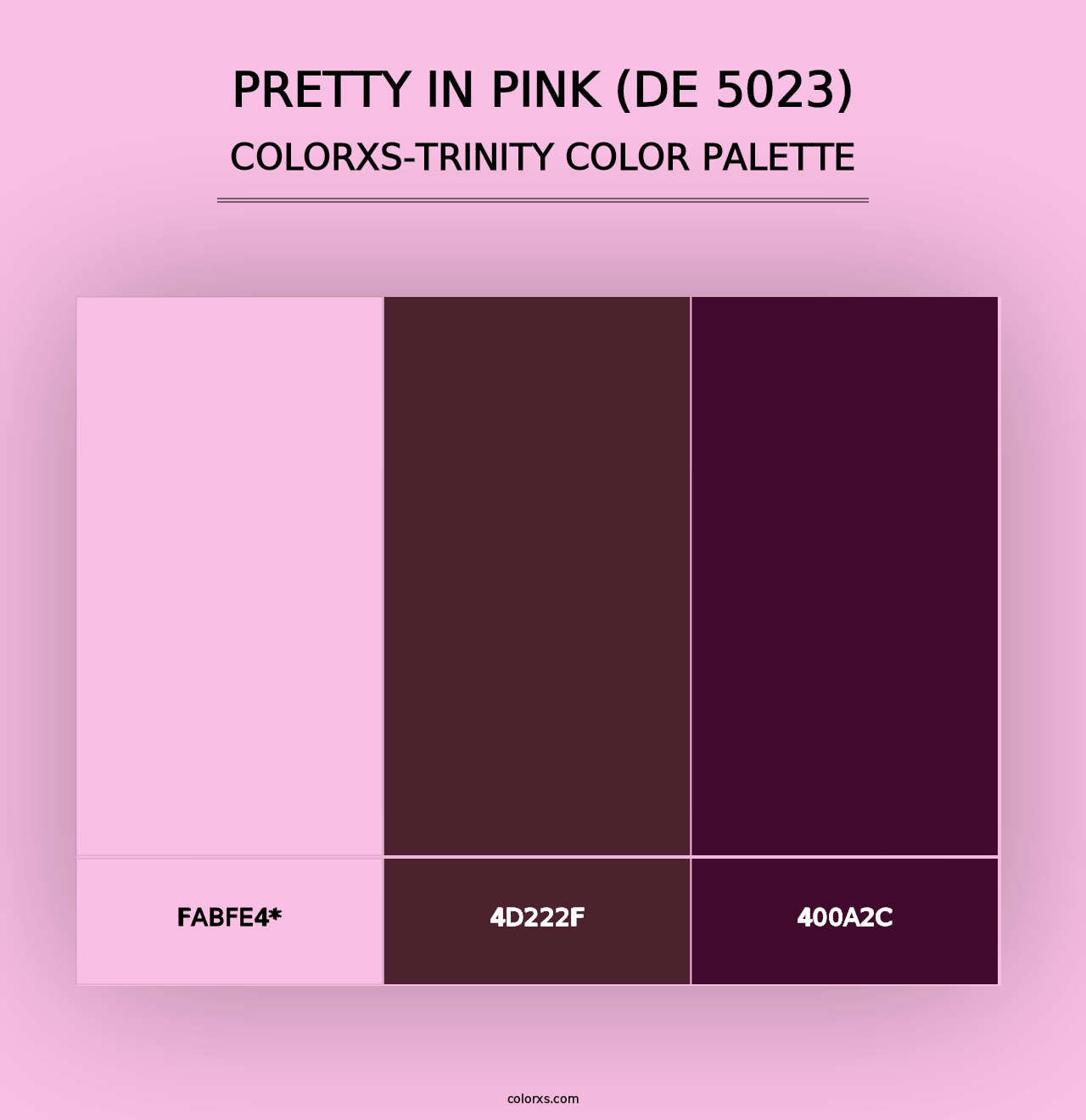 Pretty in Pink (DE 5023) - Colorxs Trinity Palette