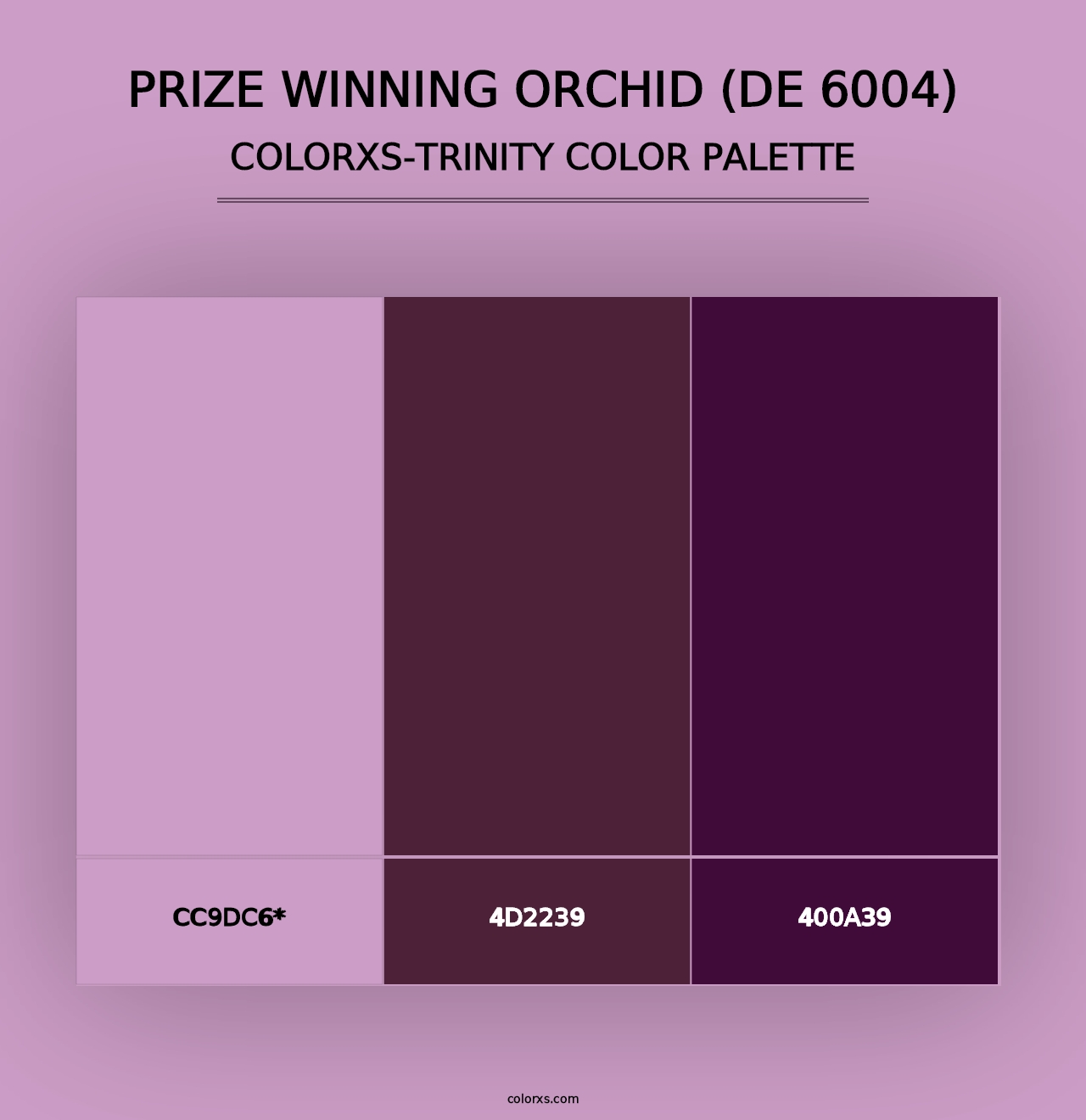 Prize Winning Orchid (DE 6004) - Colorxs Trinity Palette