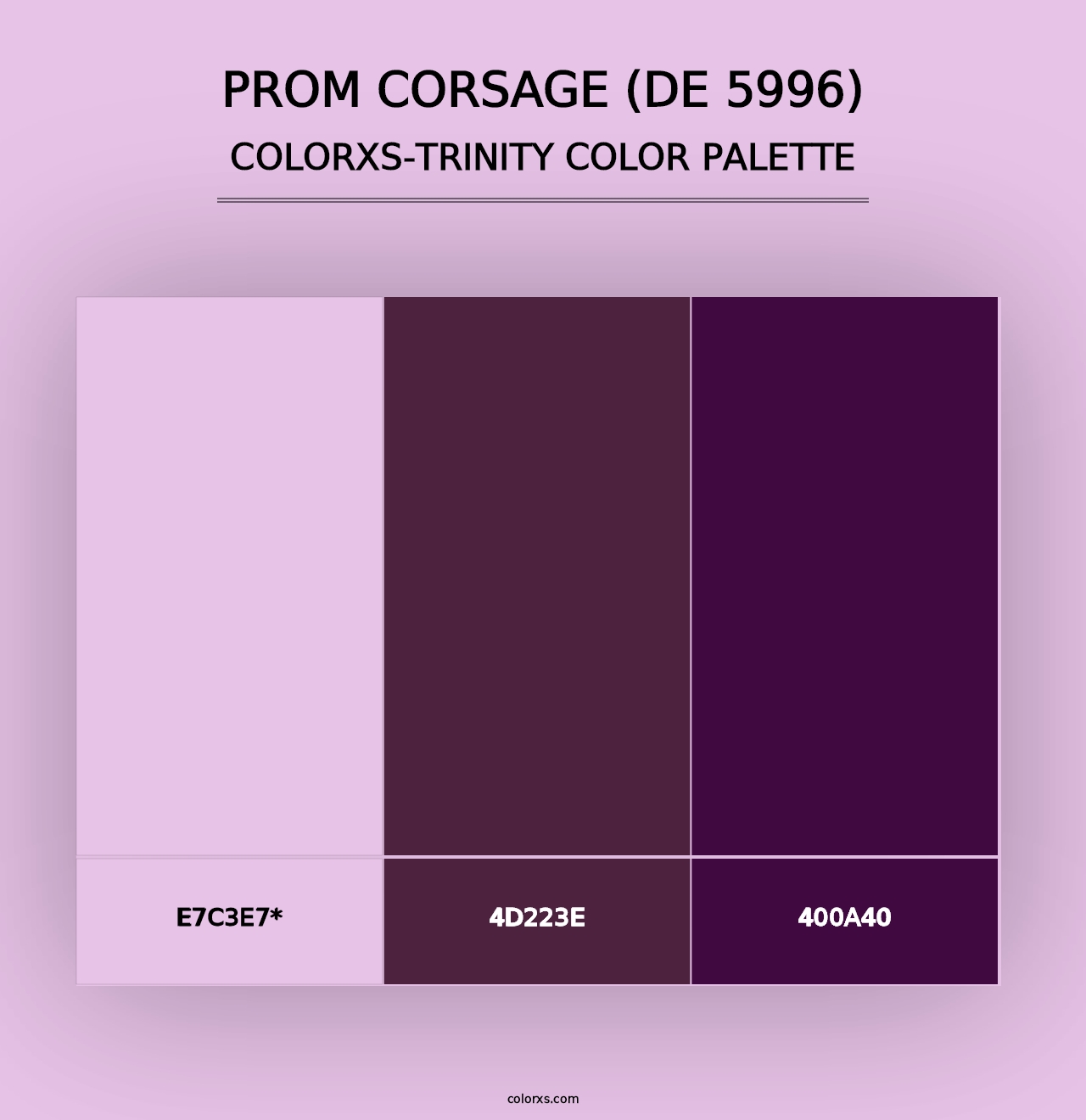 Prom Corsage (DE 5996) - Colorxs Trinity Palette