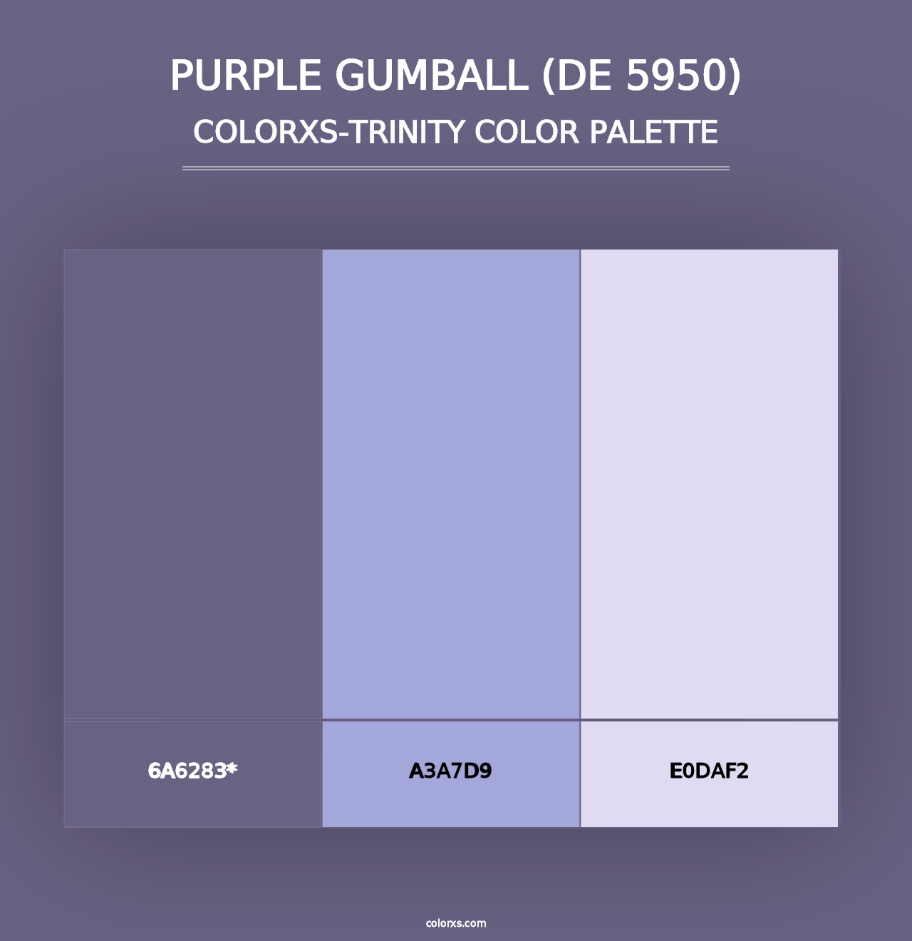 Purple Gumball (DE 5950) - Colorxs Trinity Palette