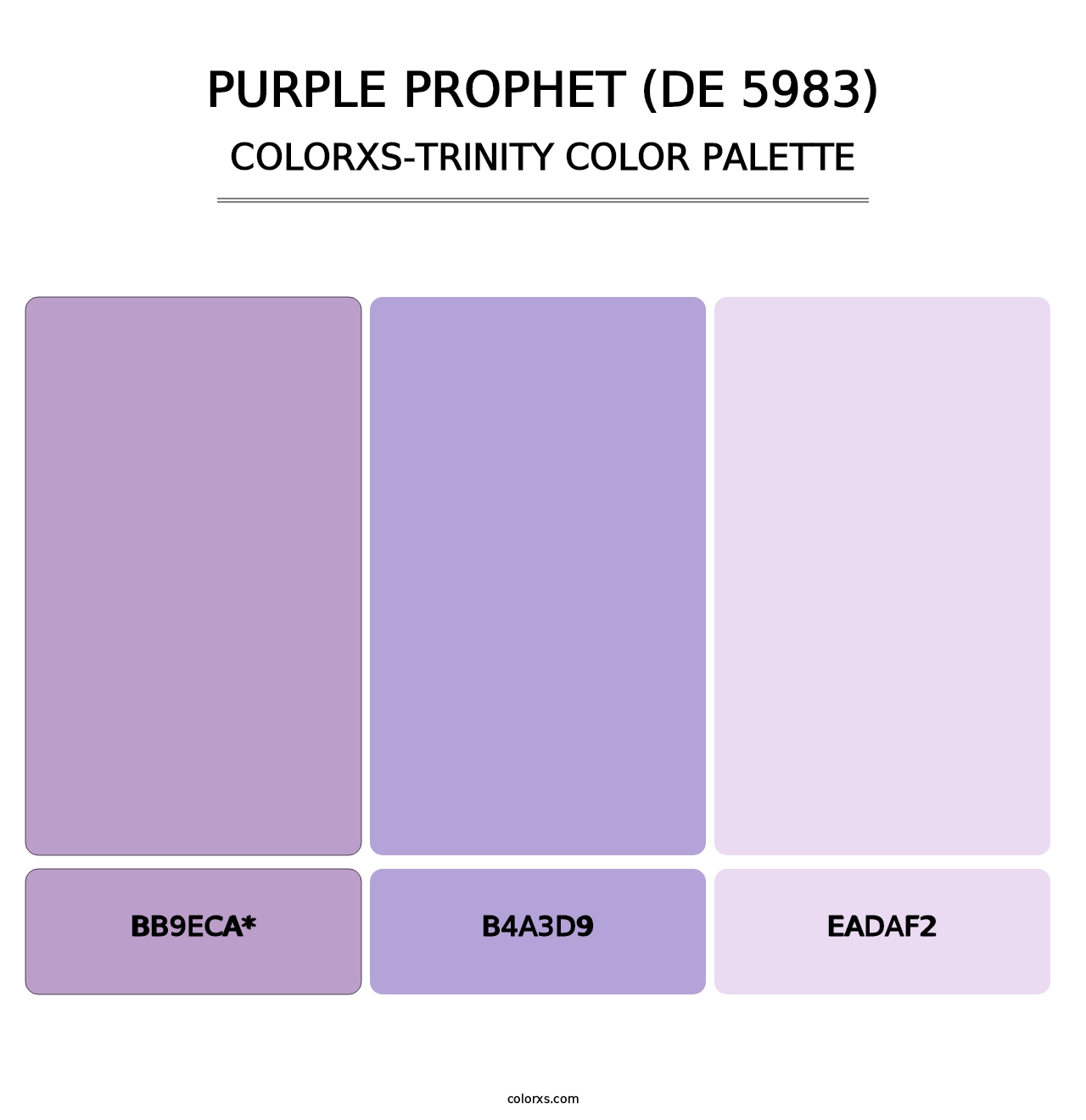 Purple Prophet (DE 5983) - Colorxs Trinity Palette