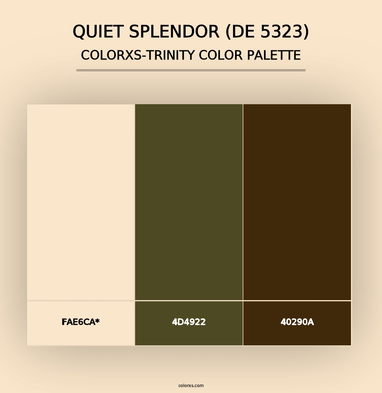 Quiet Splendor (DE 5323) - Colorxs Trinity Palette