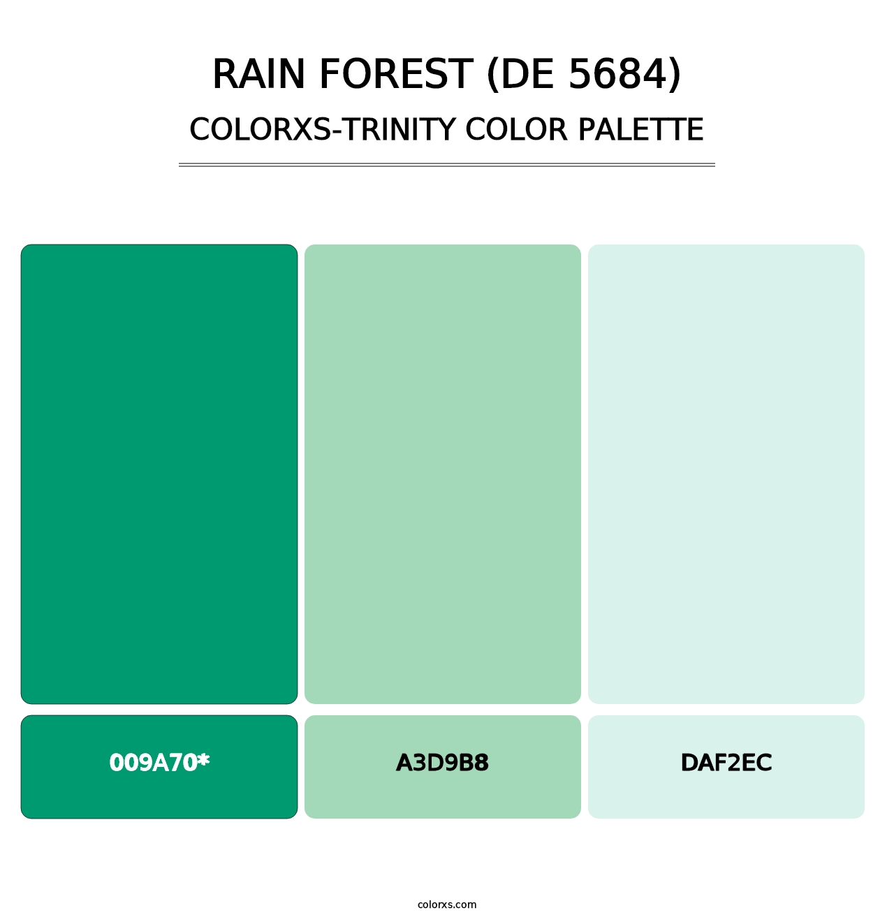 Rain Forest (DE 5684) - Colorxs Trinity Palette