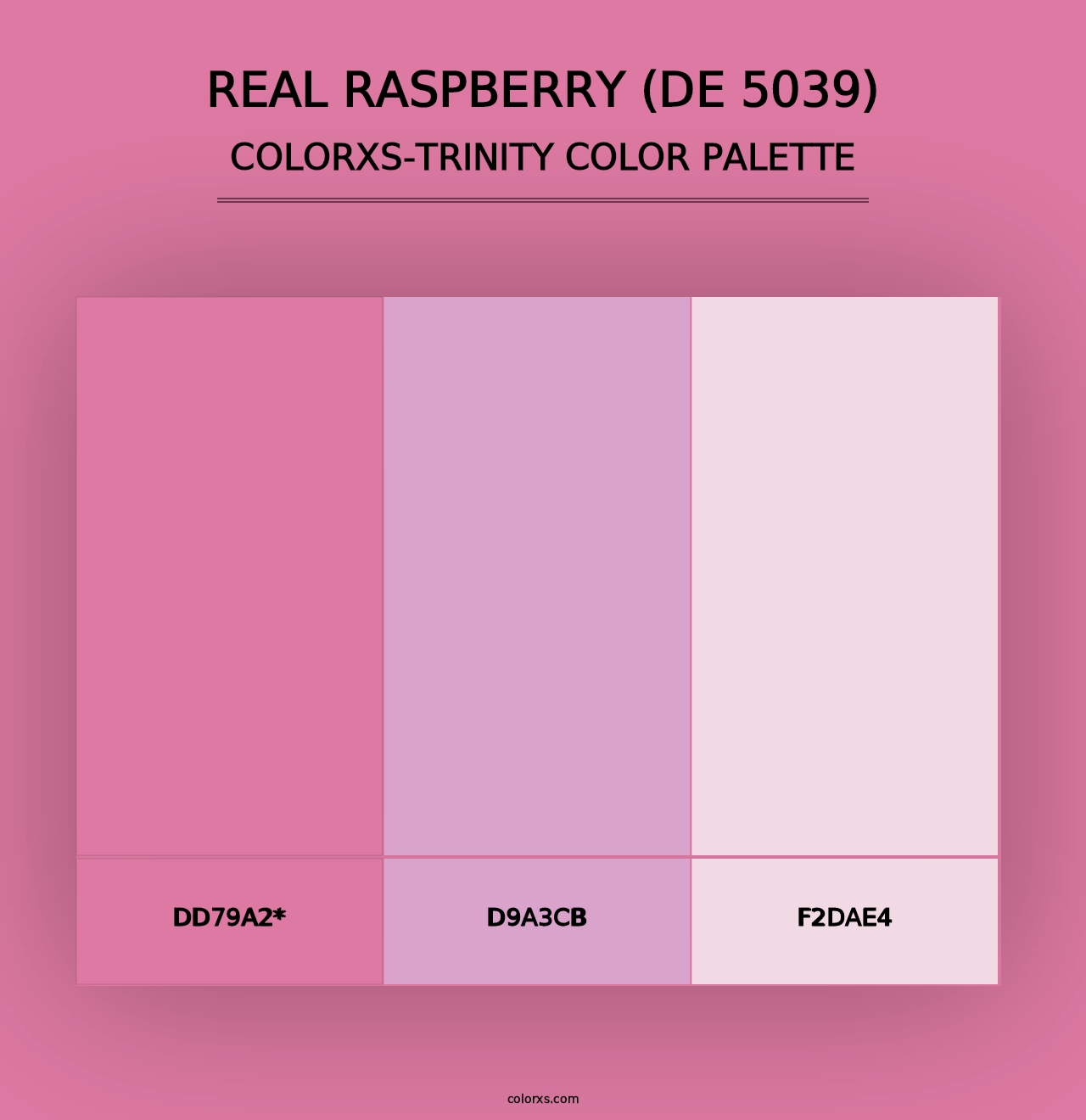 Real Raspberry (DE 5039) - Colorxs Trinity Palette