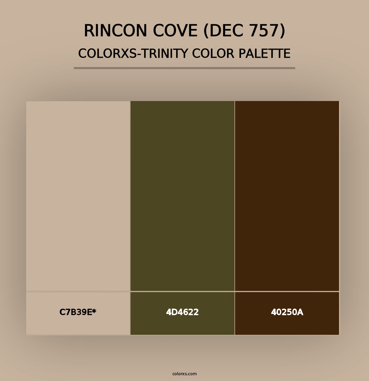 Rincon Cove (DEC 757) - Colorxs Trinity Palette