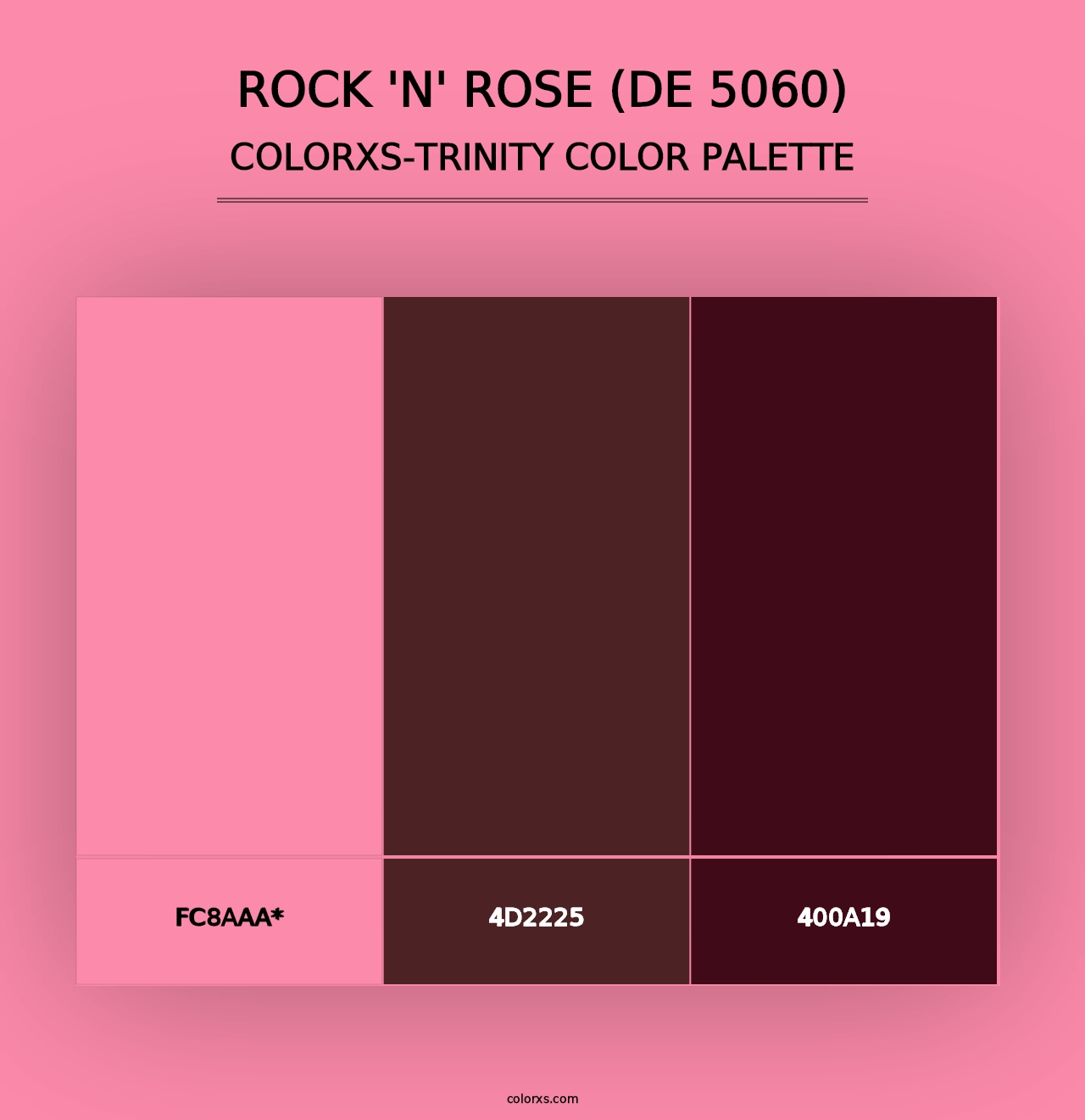 Rock 'n' Rose (DE 5060) - Colorxs Trinity Palette