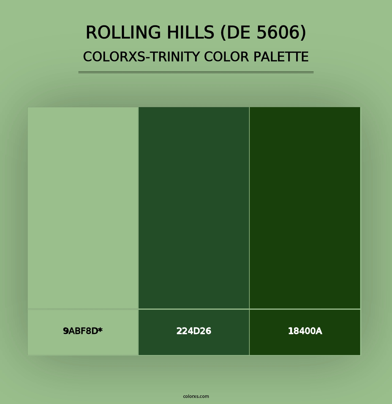 Rolling Hills (DE 5606) - Colorxs Trinity Palette