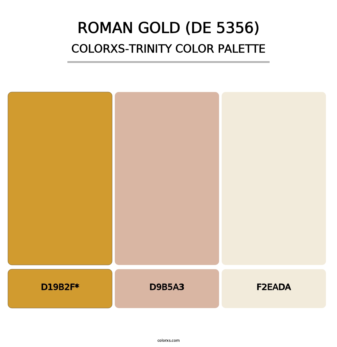 Roman Gold (DE 5356) - Colorxs Trinity Palette