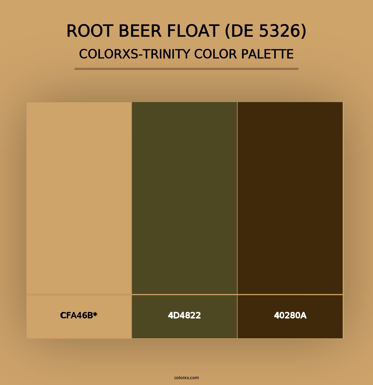 Root Beer Float (DE 5326) - Colorxs Trinity Palette