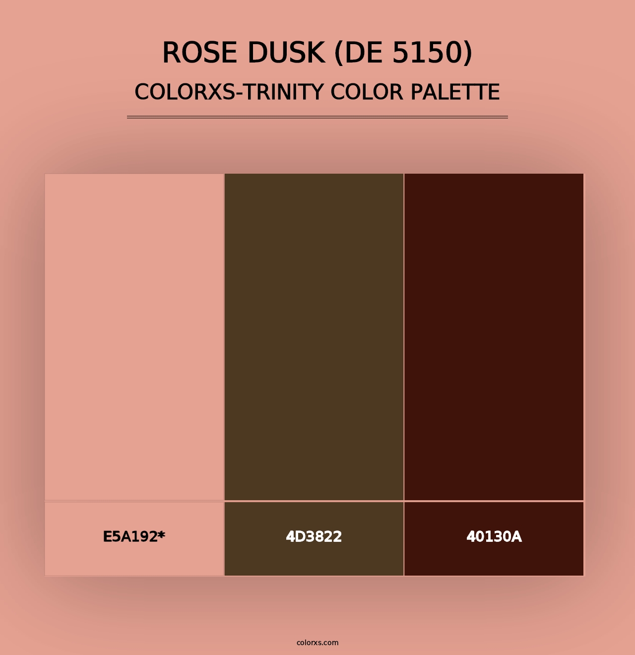 Rose Dusk (DE 5150) - Colorxs Trinity Palette