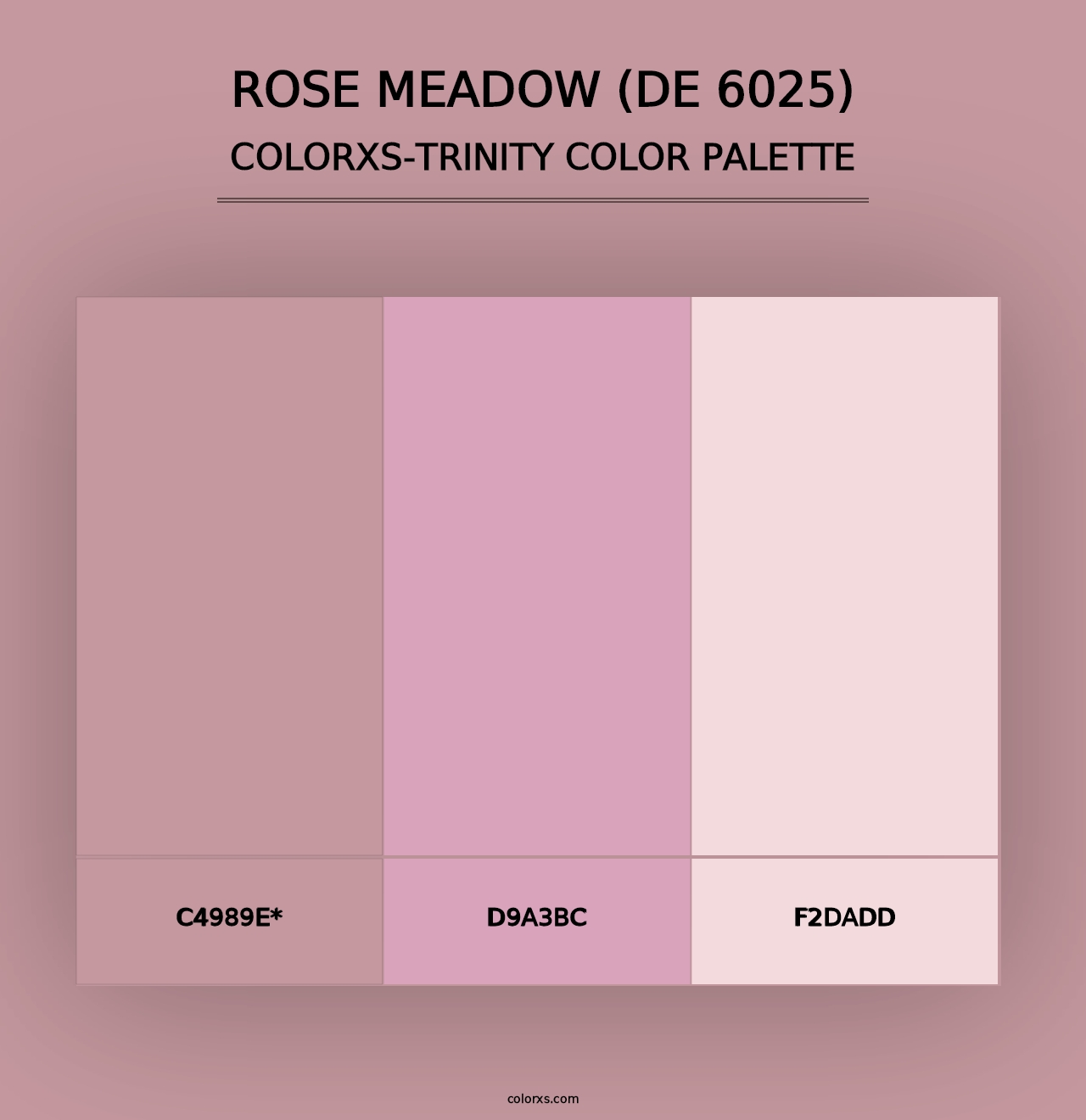 Rose Meadow (DE 6025) - Colorxs Trinity Palette