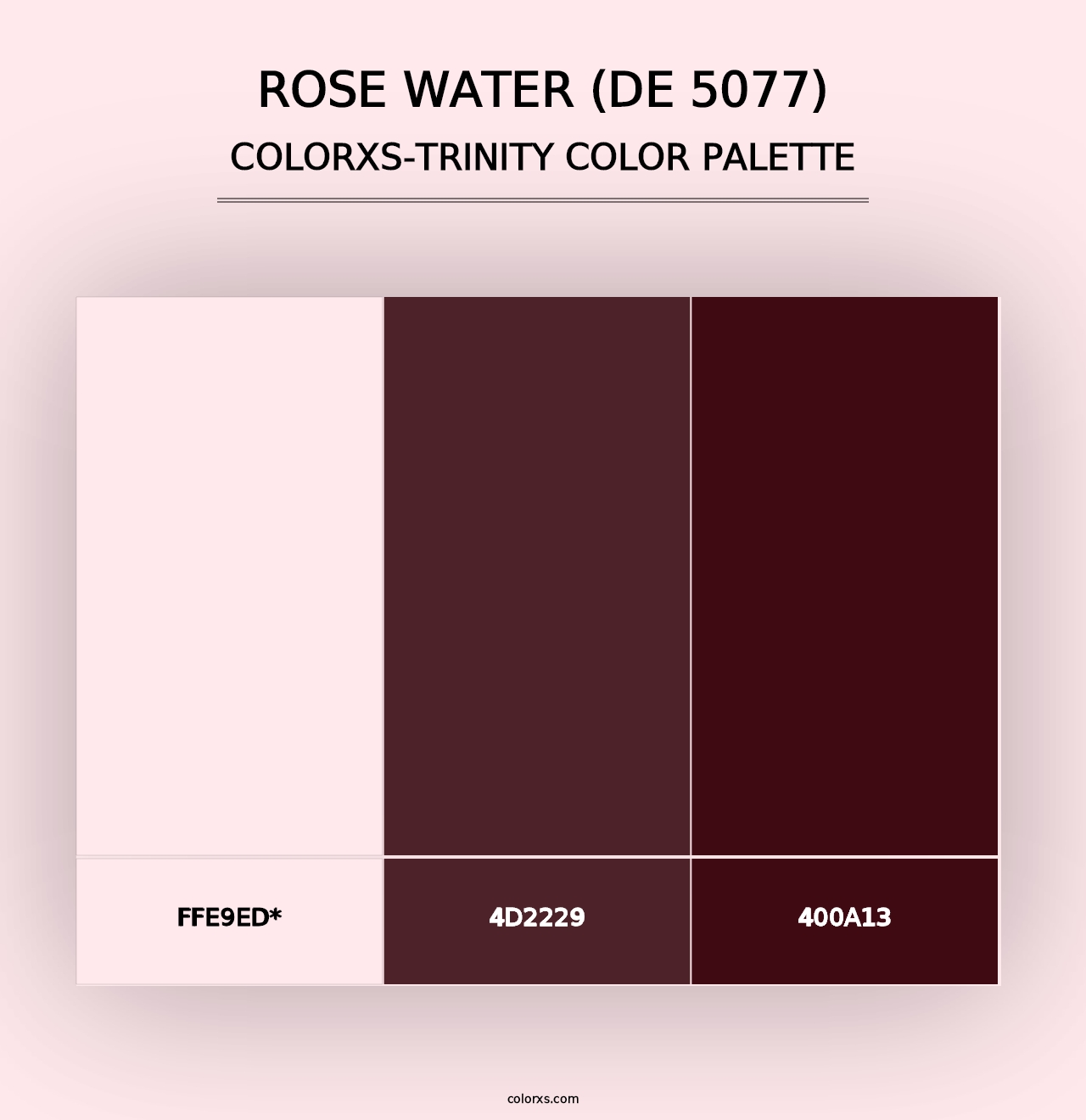 Rose Water (DE 5077) - Colorxs Trinity Palette