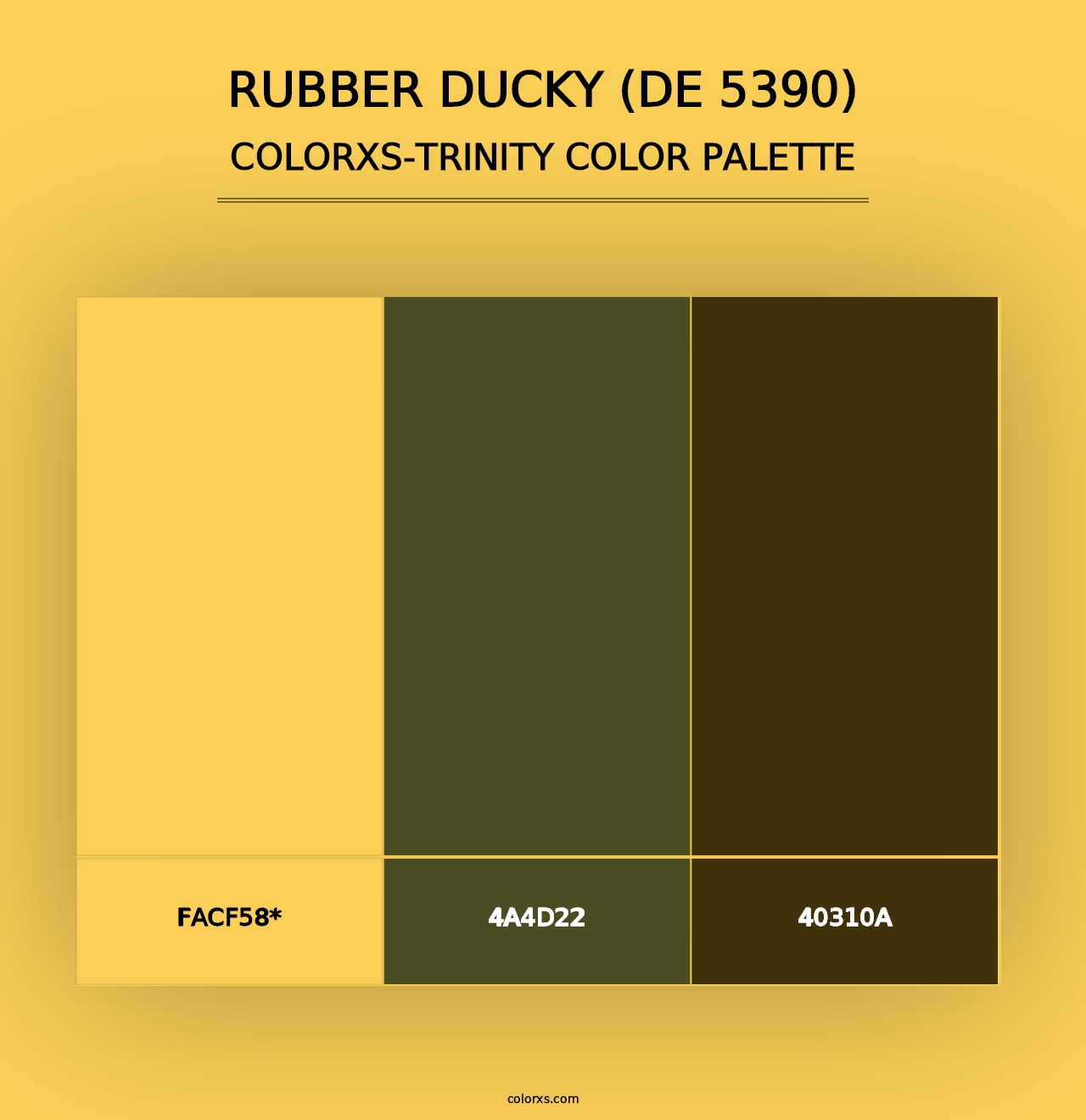 Rubber Ducky (DE 5390) - Colorxs Trinity Palette