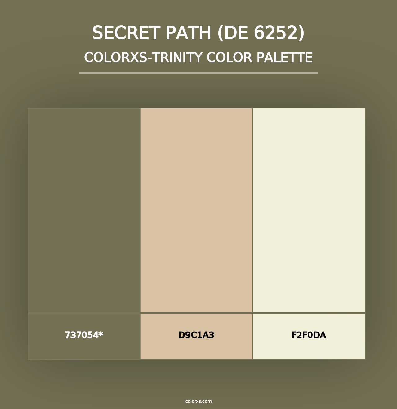 Secret Path (DE 6252) - Colorxs Trinity Palette