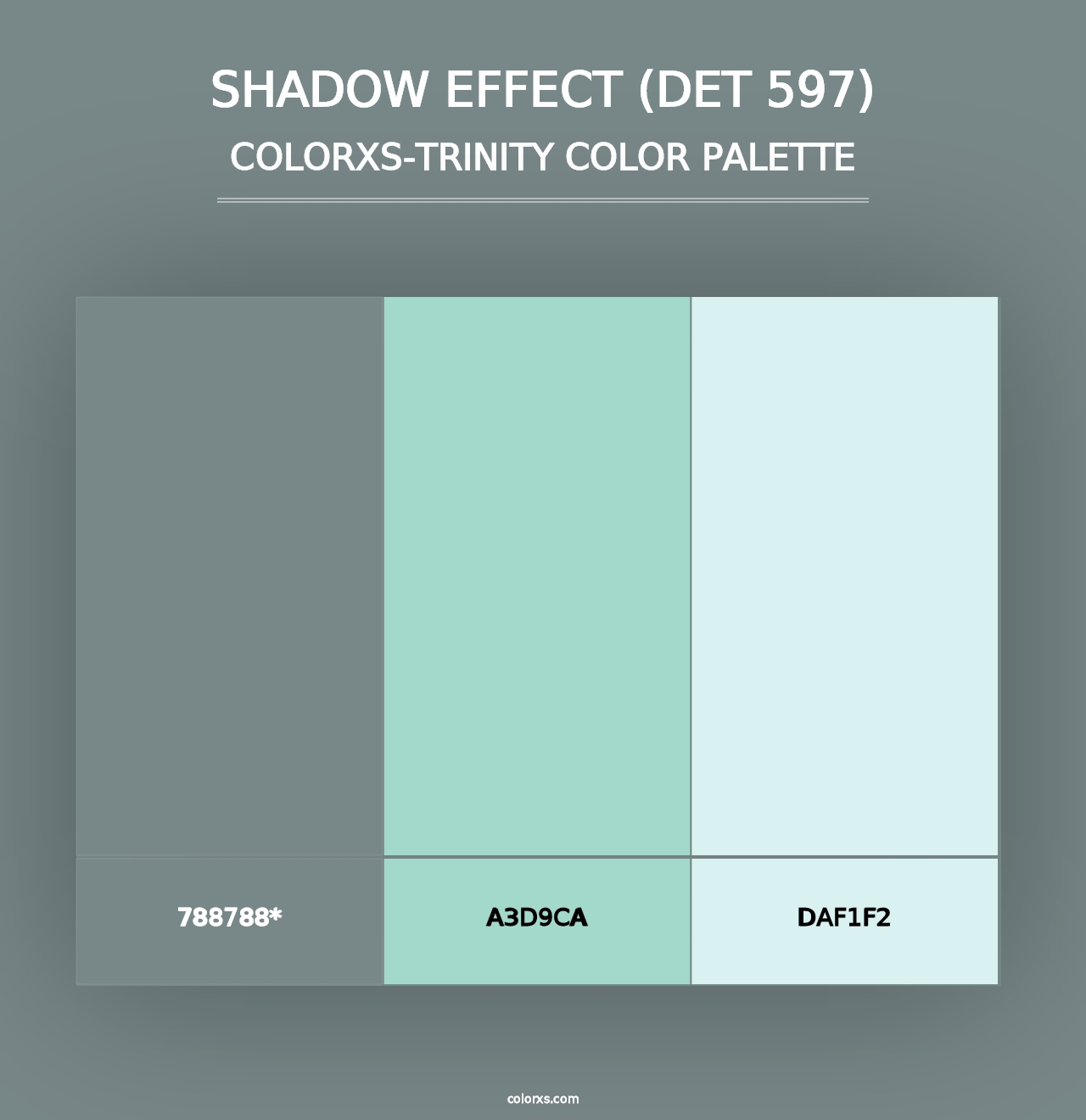 Shadow Effect (DET 597) - Colorxs Trinity Palette