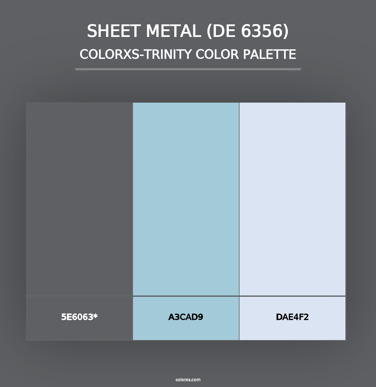 Sheet Metal (DE 6356) - Colorxs Trinity Palette