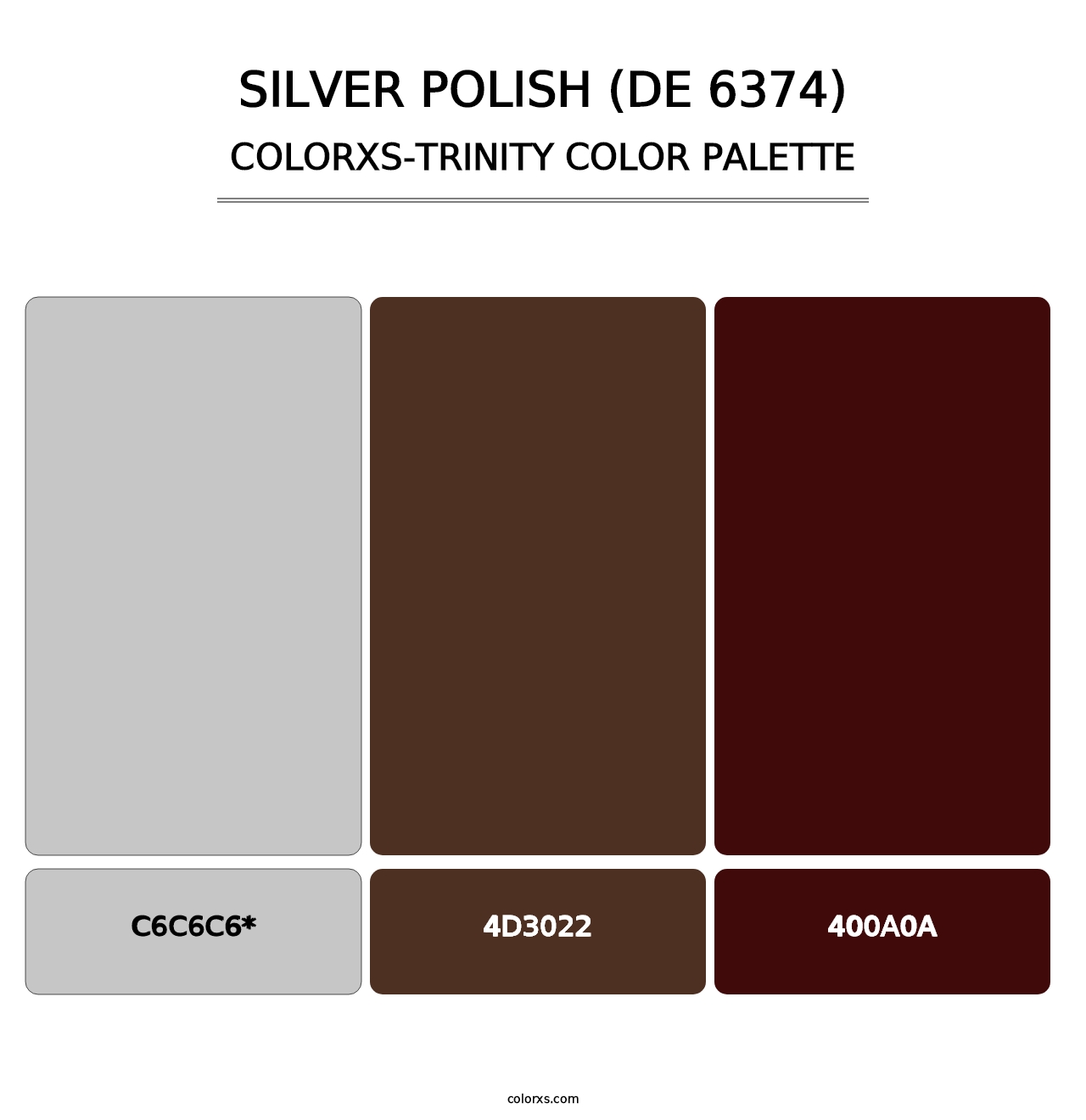 Silver Polish (DE 6374) - Colorxs Trinity Palette