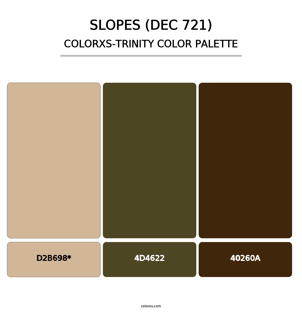 Slopes (DEC 721) - Colorxs Trinity Palette