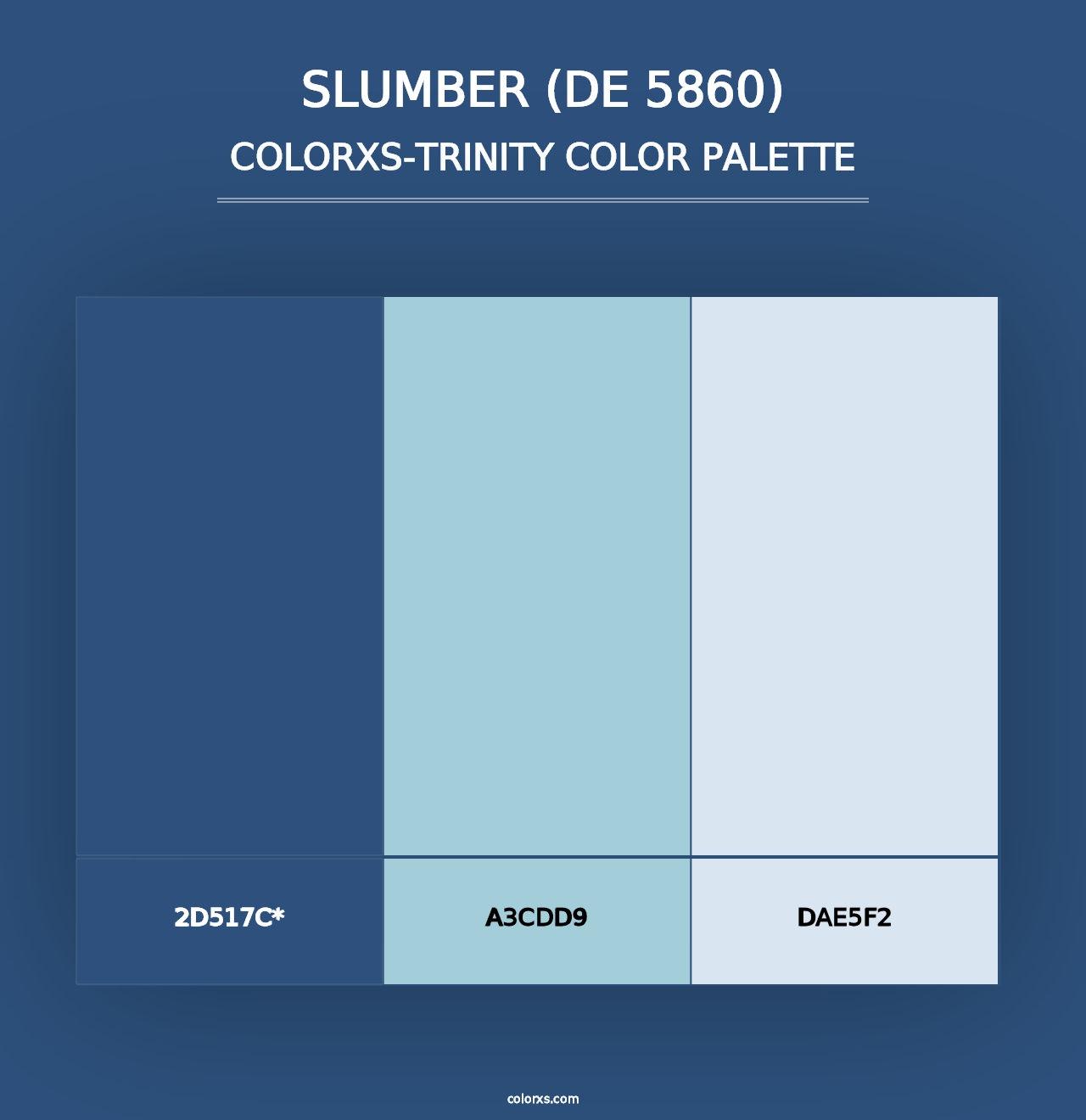 Slumber (DE 5860) - Colorxs Trinity Palette