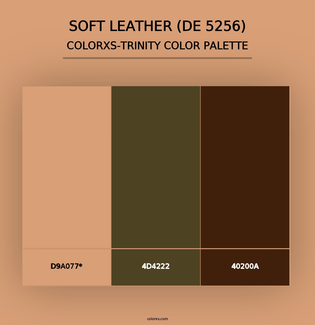 Soft Leather (DE 5256) - Colorxs Trinity Palette