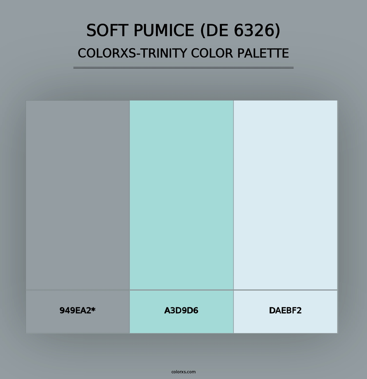 Soft Pumice (DE 6326) - Colorxs Trinity Palette