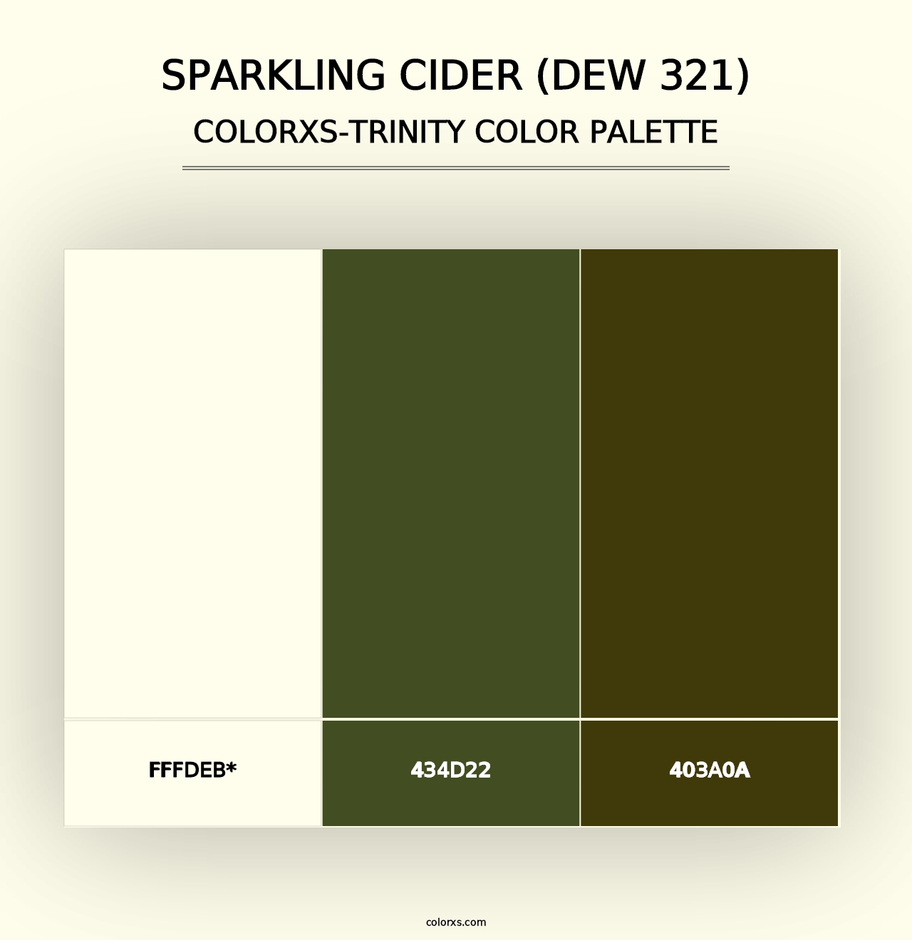 Sparkling Cider (DEW 321) - Colorxs Trinity Palette