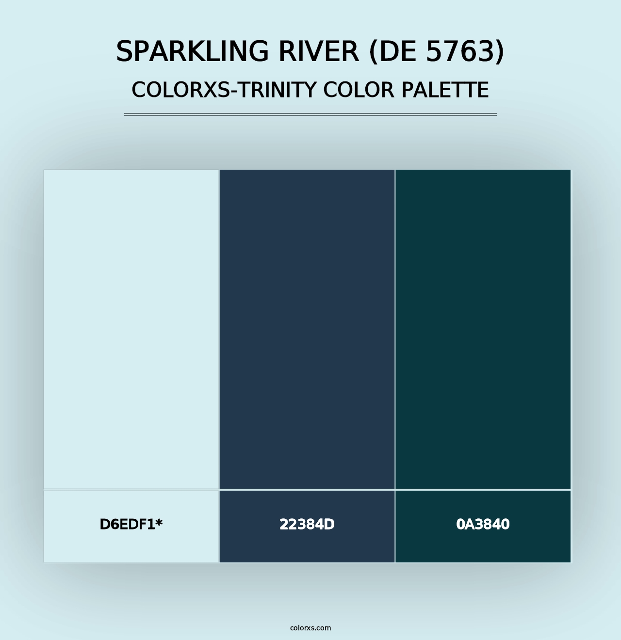 Sparkling River (DE 5763) - Colorxs Trinity Palette