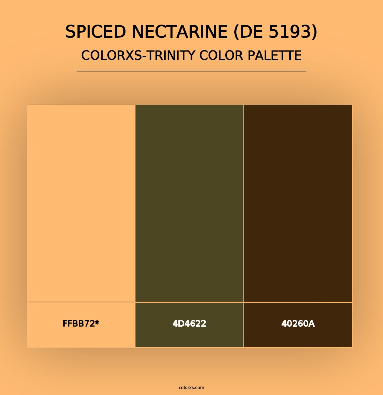 Spiced Nectarine (DE 5193) - Colorxs Trinity Palette