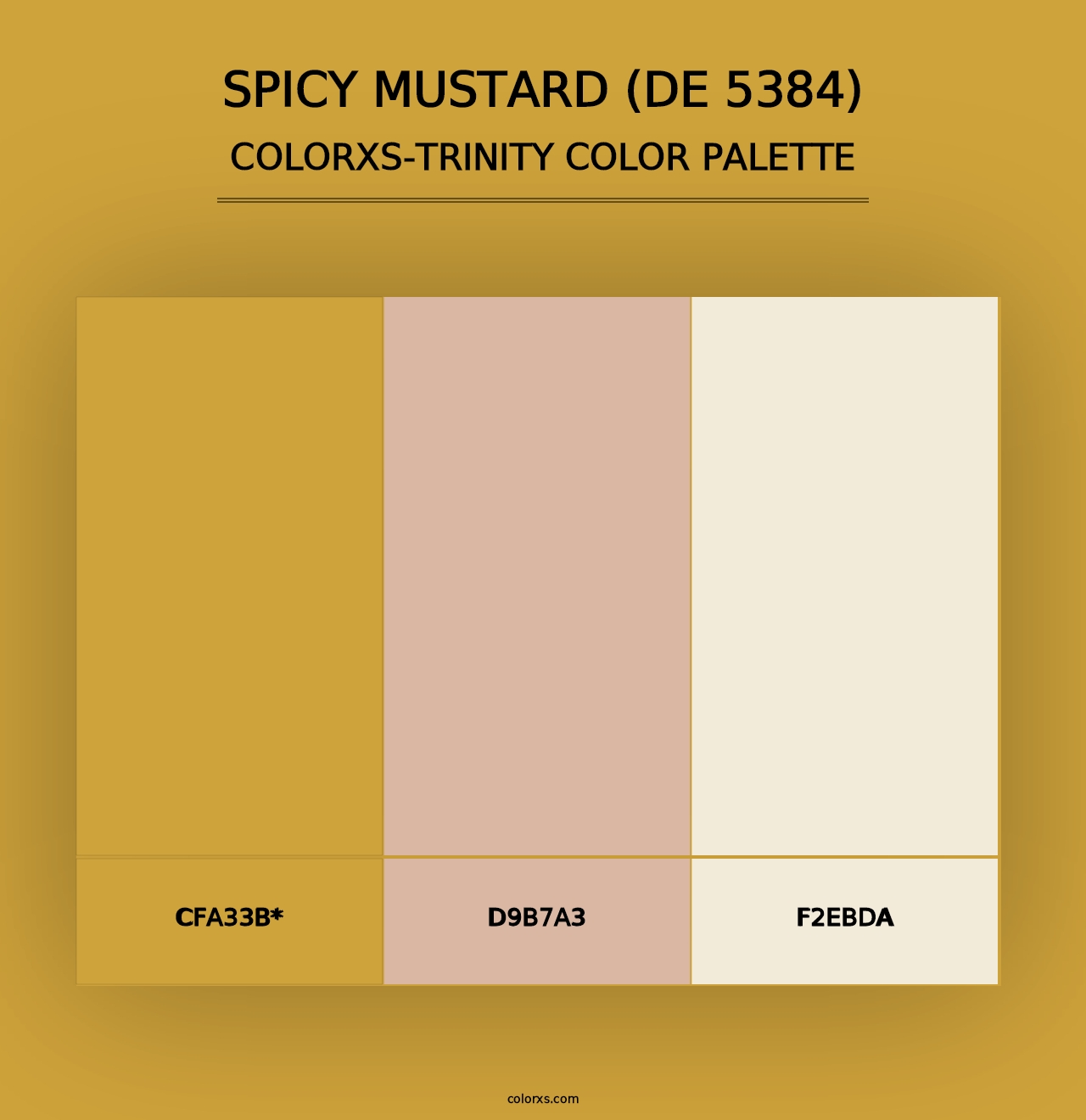 Spicy Mustard (DE 5384) - Colorxs Trinity Palette