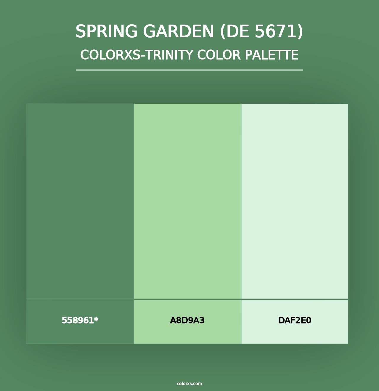 Spring Garden (DE 5671) - Colorxs Trinity Palette