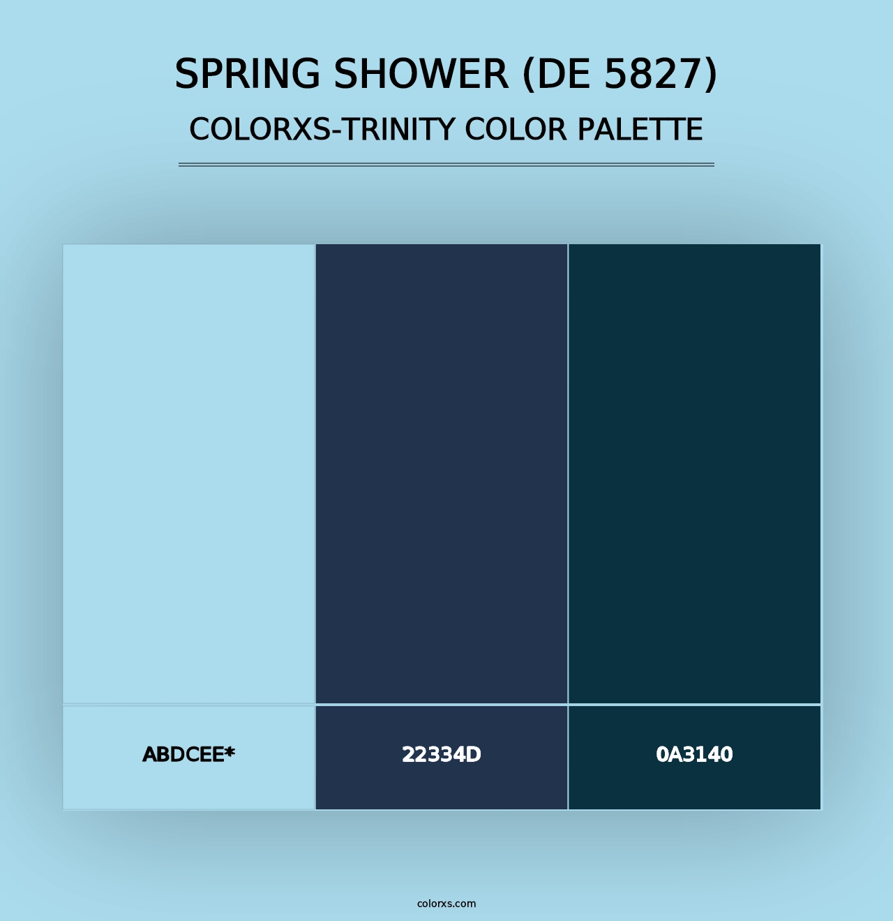 Spring Shower (DE 5827) - Colorxs Trinity Palette