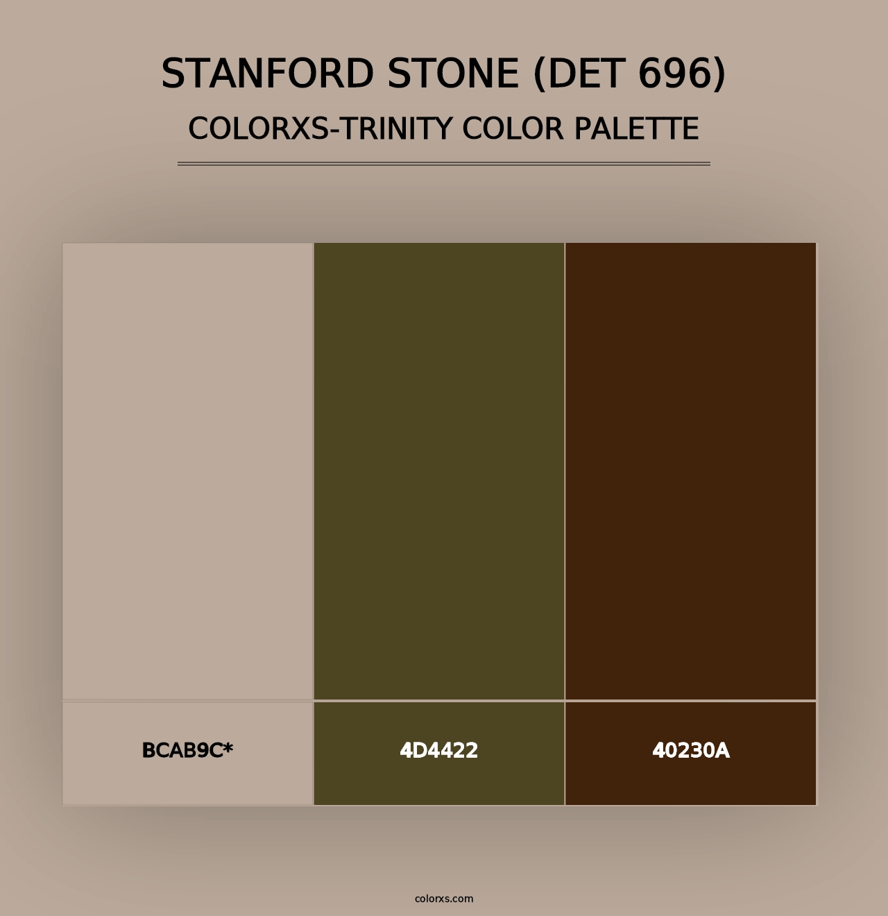 Stanford Stone (DET 696) - Colorxs Trinity Palette