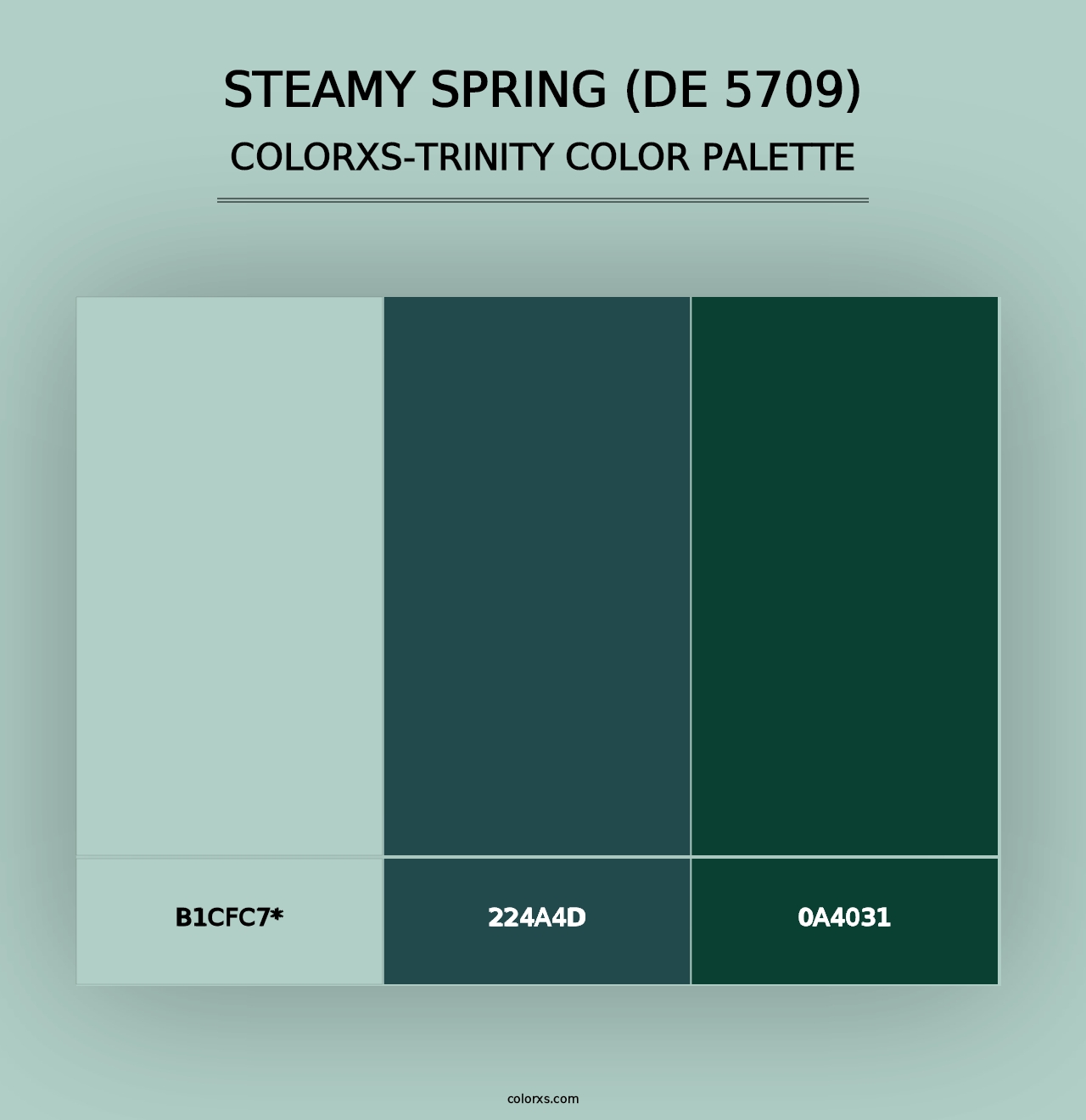 Steamy Spring (DE 5709) - Colorxs Trinity Palette