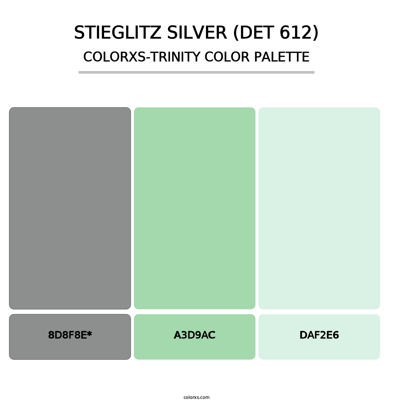 Stieglitz Silver (DET 612) - Colorxs Trinity Palette