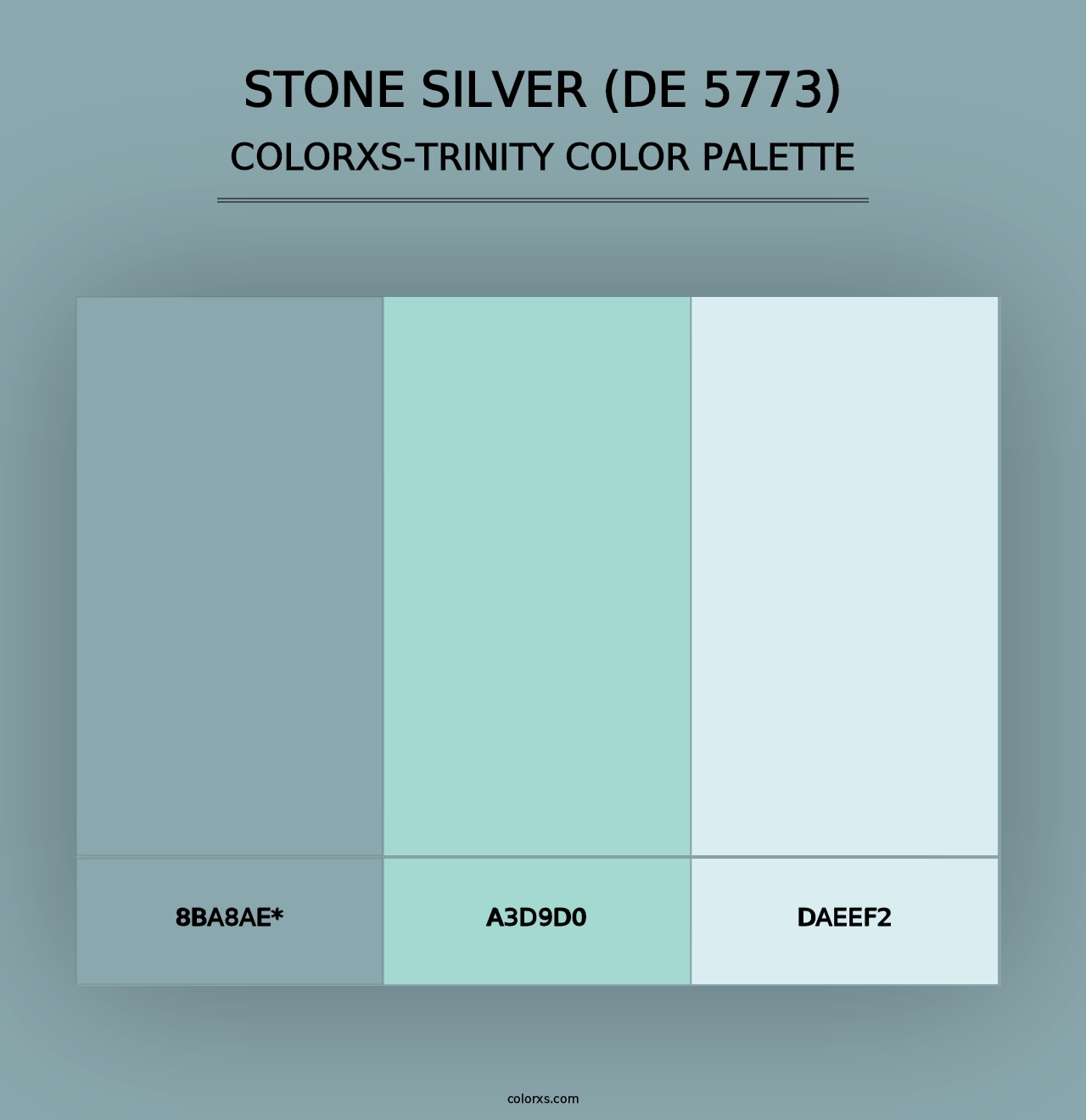 Stone Silver (DE 5773) - Colorxs Trinity Palette