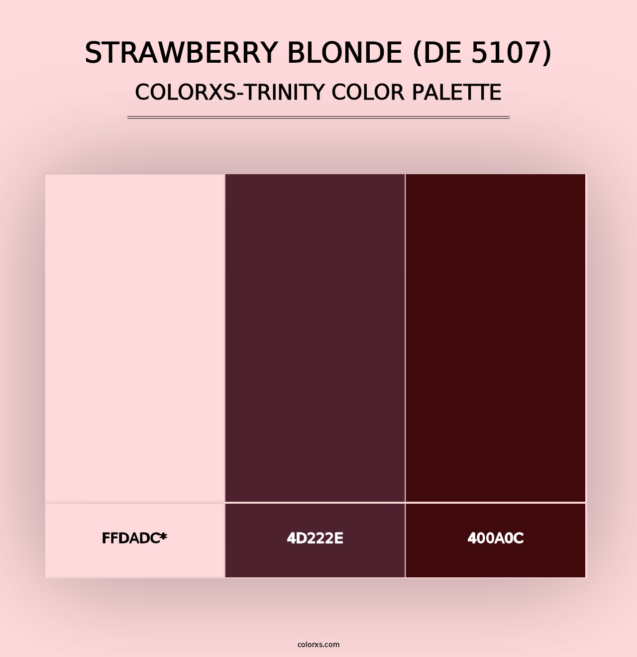 Strawberry Blonde (DE 5107) - Colorxs Trinity Palette